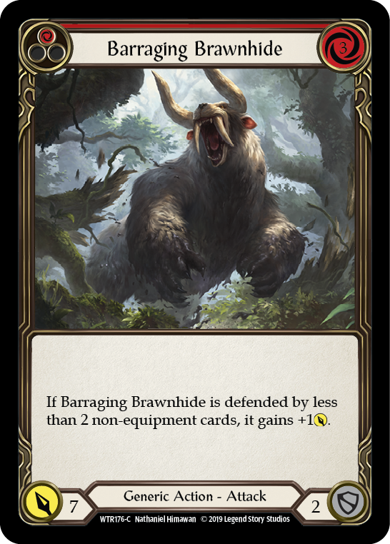 Barraging Brawnhide - Red