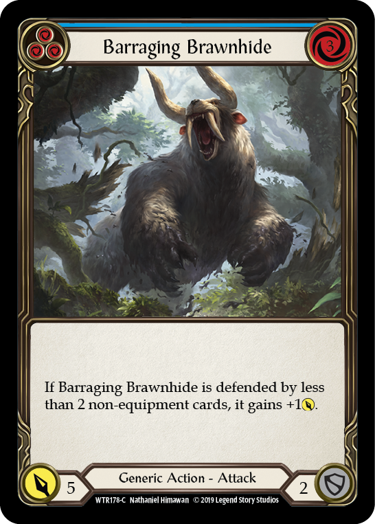 Barraging Brawnhide - Blue