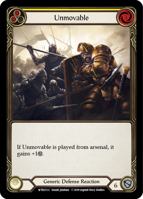 Unmovable - Yellow
