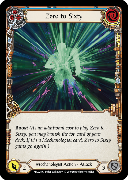 Zero to Sixty - Blue