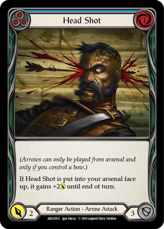 Head Shot - Blue