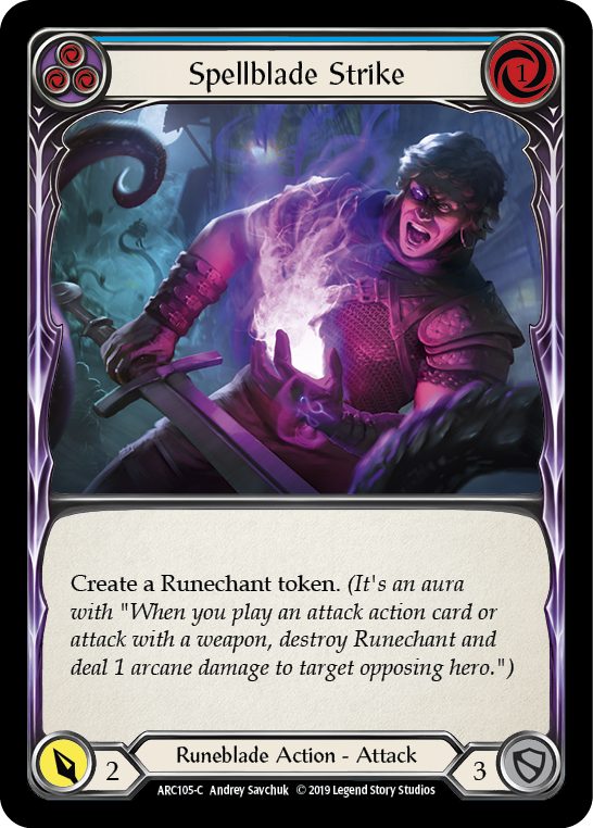 Spellblade Strike - Blue