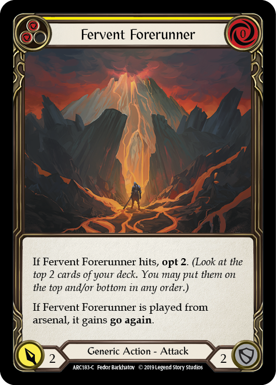 Fervent Forerunner - Yellow