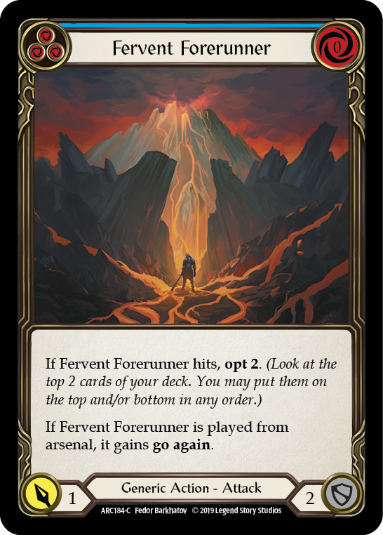 Fervent Forerunner - Blue