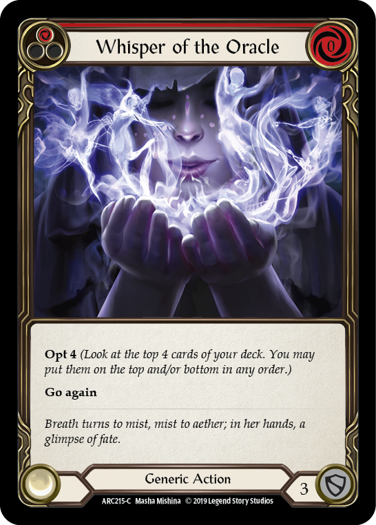 Whisper of the Oracle - Red