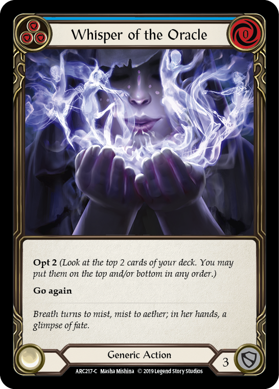 Whisper of the Oracle - Blue