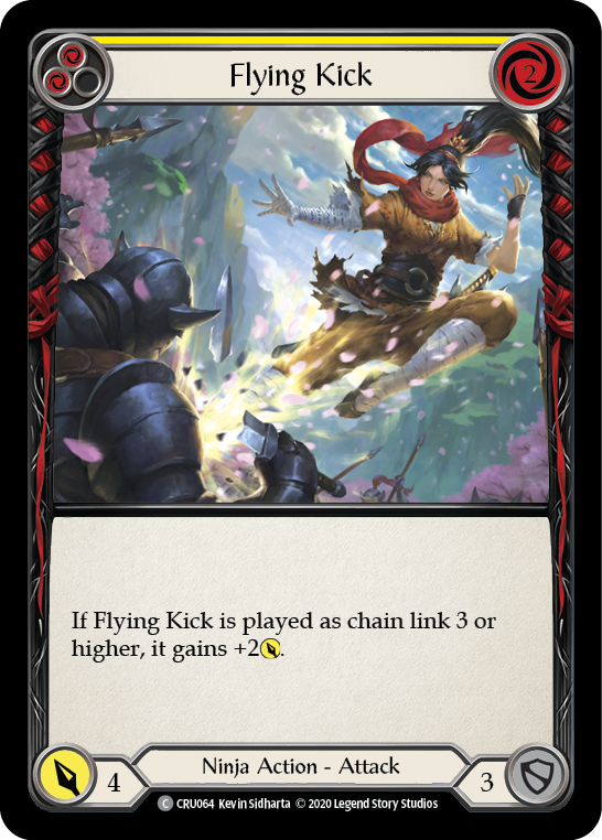 Flying Kick - Yellow