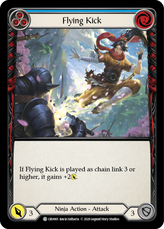 Flying Kick - Blue