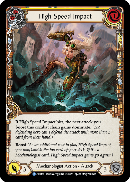 High Speed Impact - Yellow