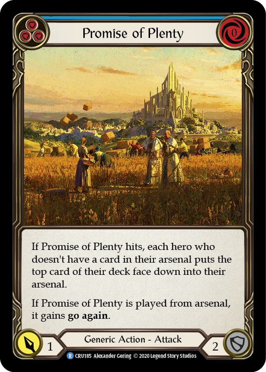 Promise of Plenty - Blue