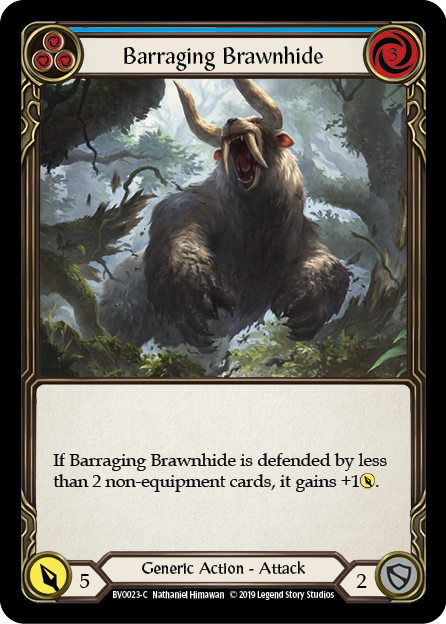 Barraging Brawnhide - Blue