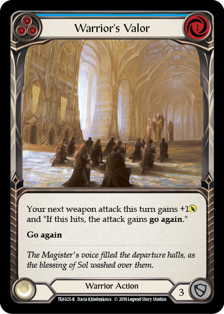 Warrior's Valor - Blue