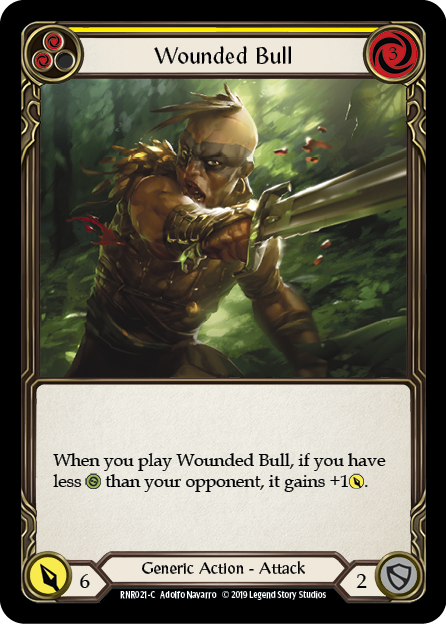 Wounded Bull - Yellow