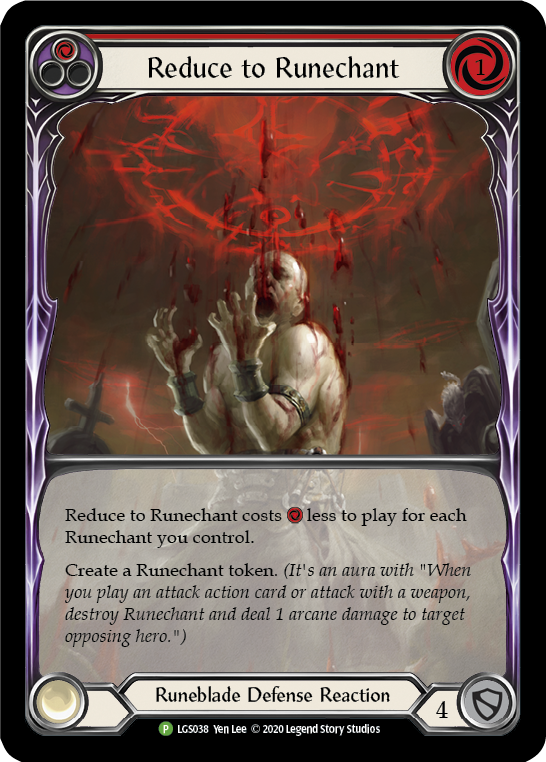 Reduce to Runechant - Red