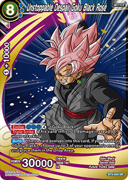 Unstoppable Despair Goku Black Rose