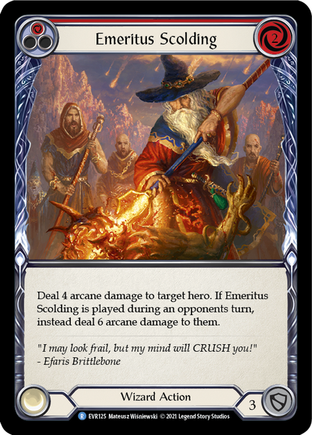 Emeritus Scolding - Red