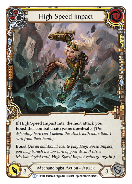 High Speed Impact - Yellow