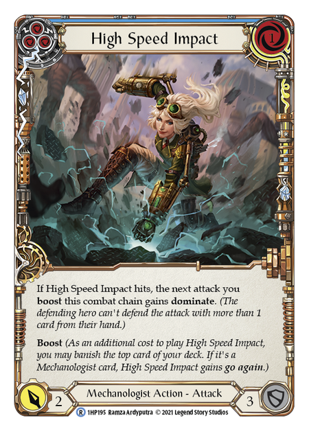 High Speed Impact - Blue