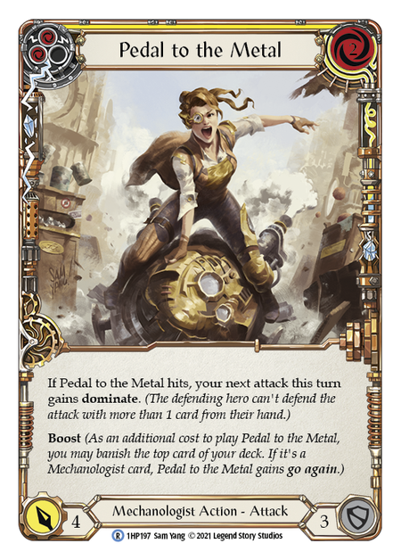 Pedal to the Metal - Yellow