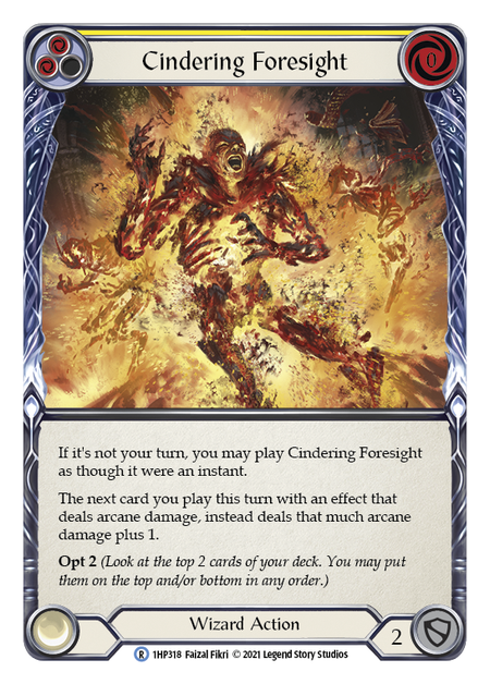 Cindering Foresight - Yellow