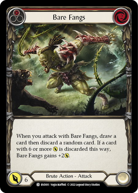 Bare Fangs - Red