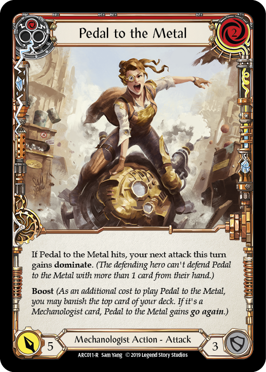 Pedal to the Metal - Red