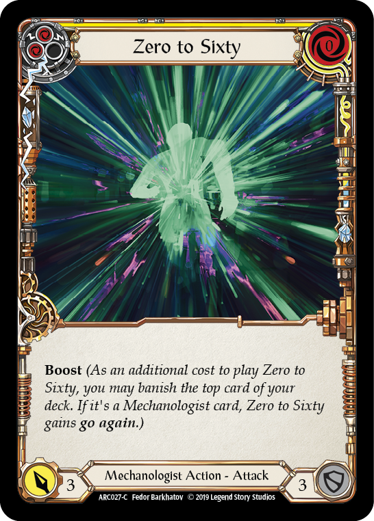 Zero to Sixty - Yellow