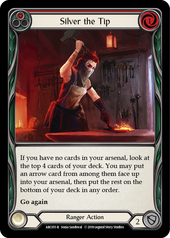 Silver the Tip - Red