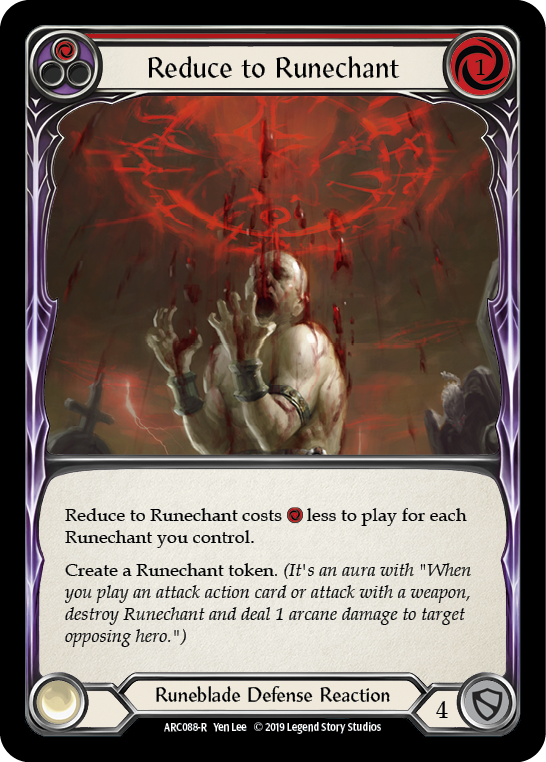 Reduce to Runechant - Red