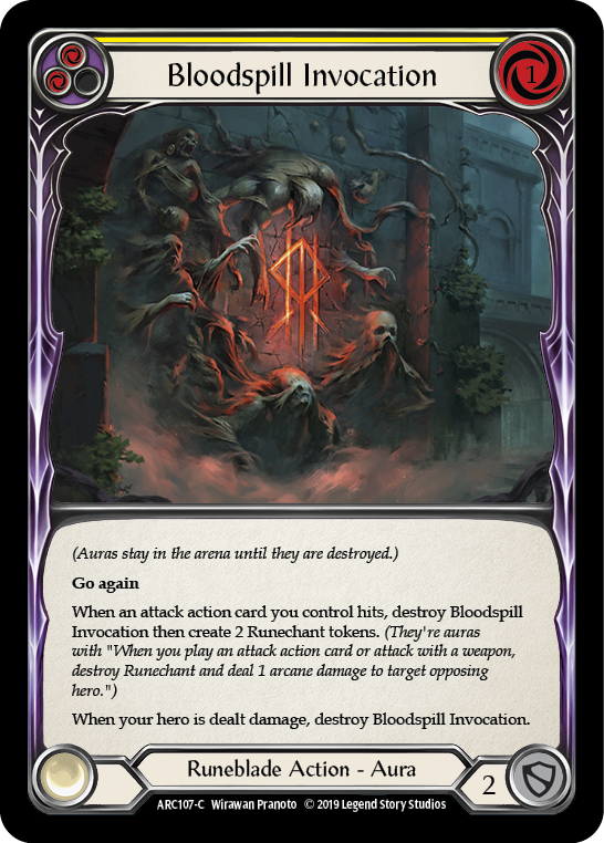 Bloodspill Invocation - Yellow