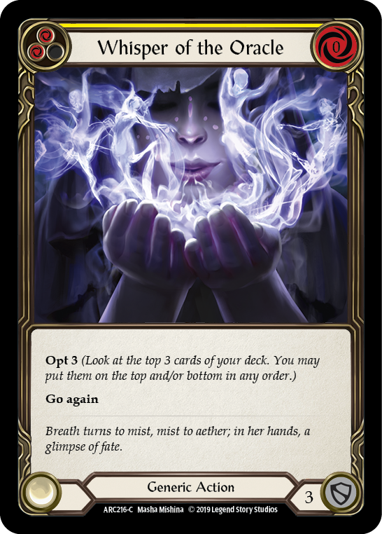 Whisper of the Oracle - Yellow
