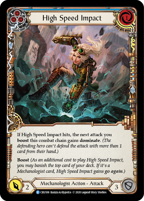 High Speed Impact - Blue