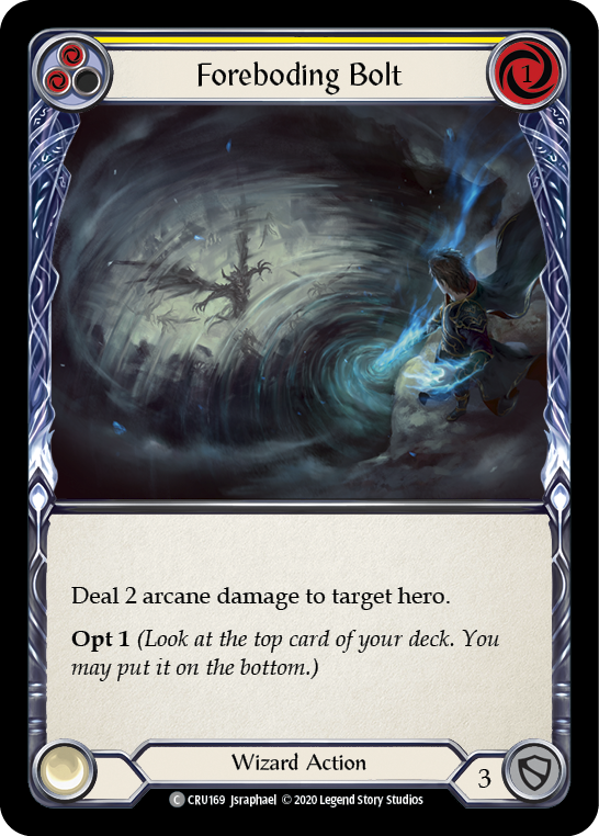 Foreboding Bolt - Yellow