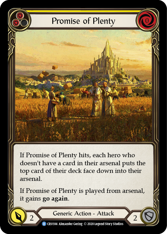 Promise of Plenty - Yellow