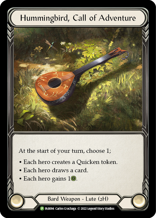 Hummingbird, Call of Adventure