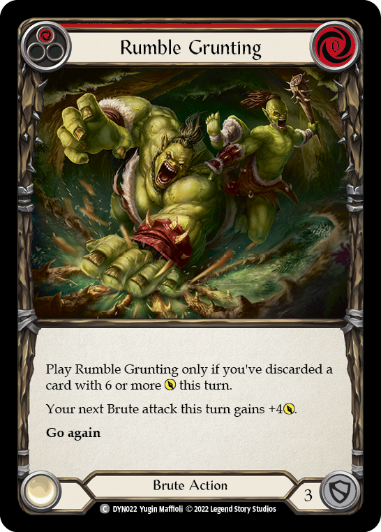 Rumble Grunting - Red