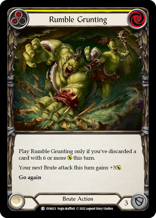 Rumble Grunting - Yellow