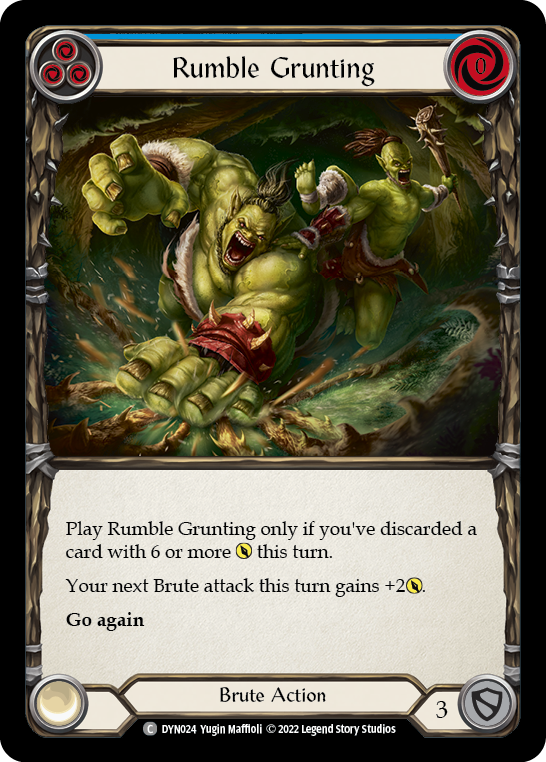 Rumble Grunting - Blue