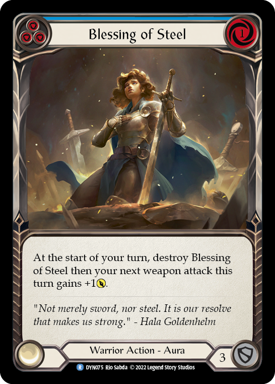Blessing of Steel - Blue