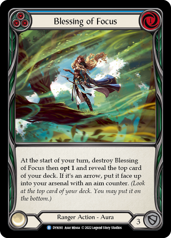 Blessing of Focus - Blue