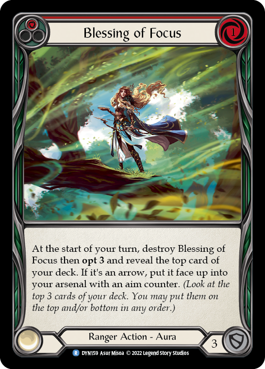 Blessing of Focus - Red