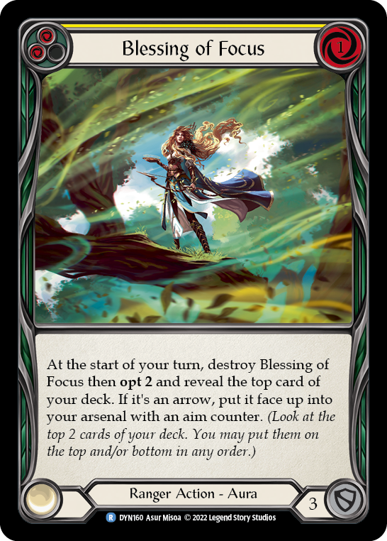 Blessing of Focus - Yellow