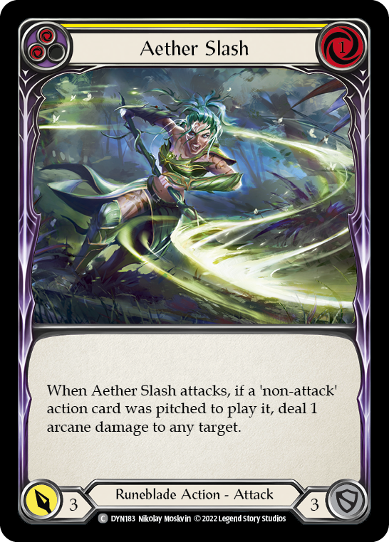 Aether Slash - Yellow