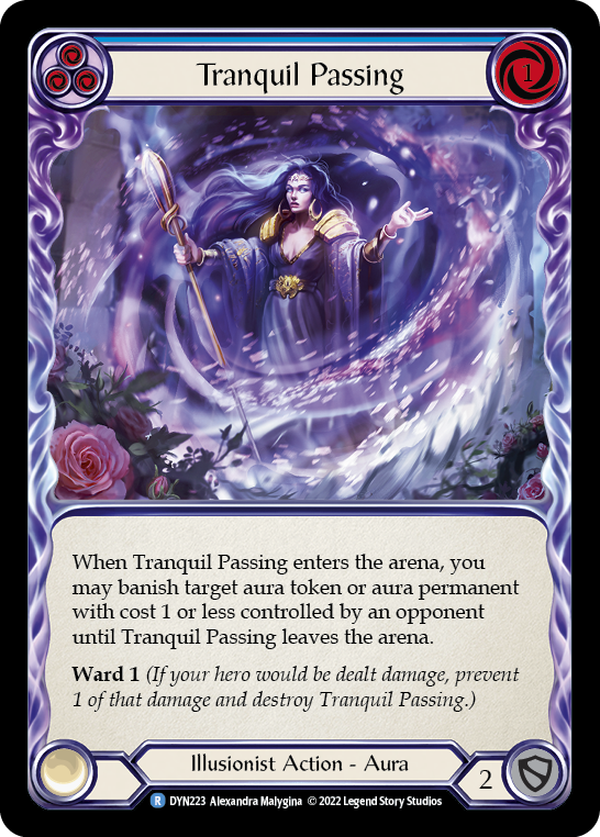 Tranquil Passing - Blue