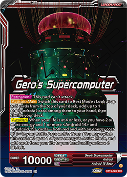 Gero's Supercomputer // Android 13, Terror's Inception