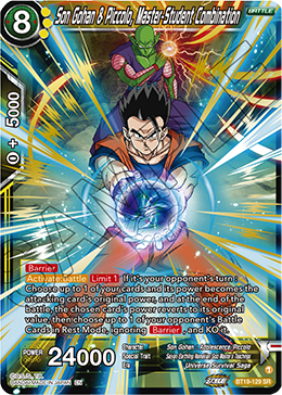 Son Gohan & Piccolo, Master-Teacher Combination