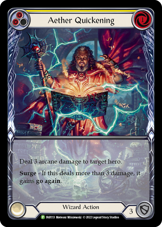 Aether Quickening - Yellow