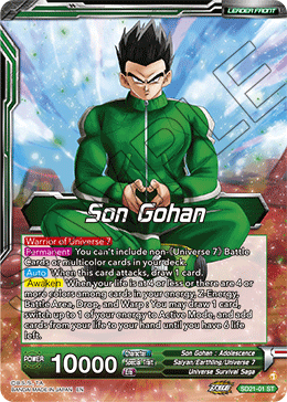 Son Gohan // Son Gohan, Command of universe 7