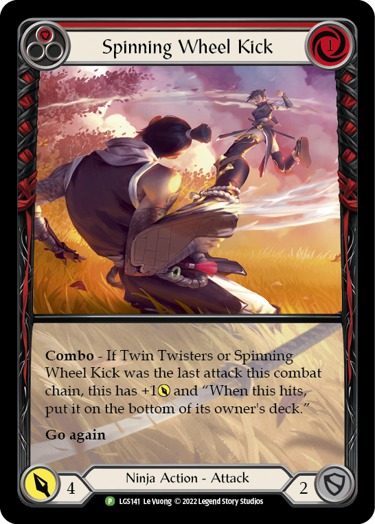 Spinning Wheel Kick - Red