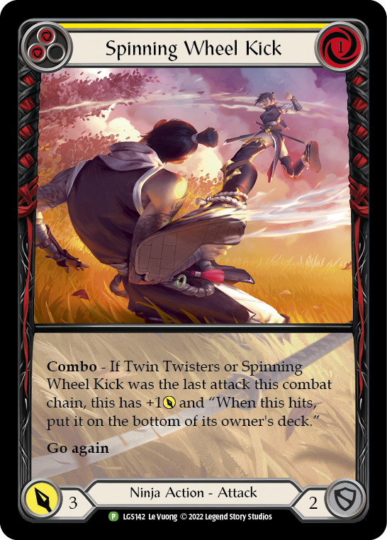 Spinning Wheel Kick - Yellow